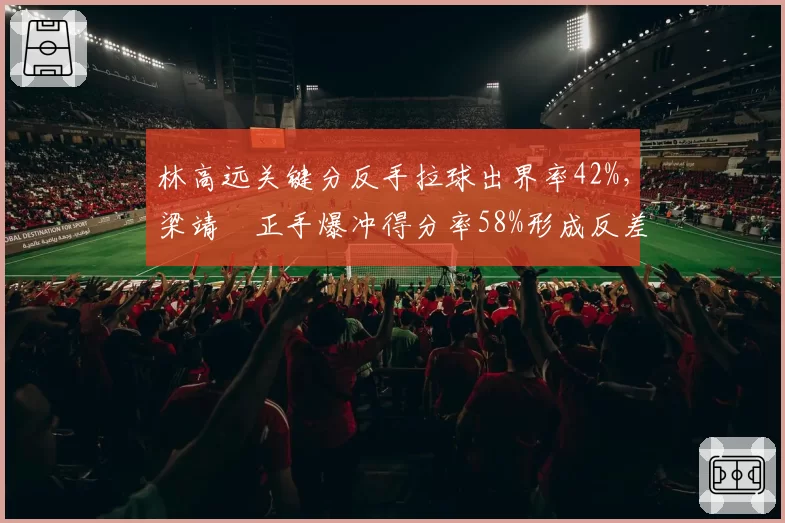 林高远关键分反手拉球出界率42%，梁靖崑正手爆冲得分率58%形成反差