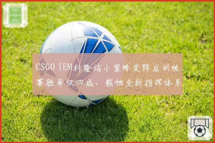 CSGO IEM科隆站小蜜蜂变阵后训练赛胜率仅四成,载物全新指挥体系首秀遭质疑